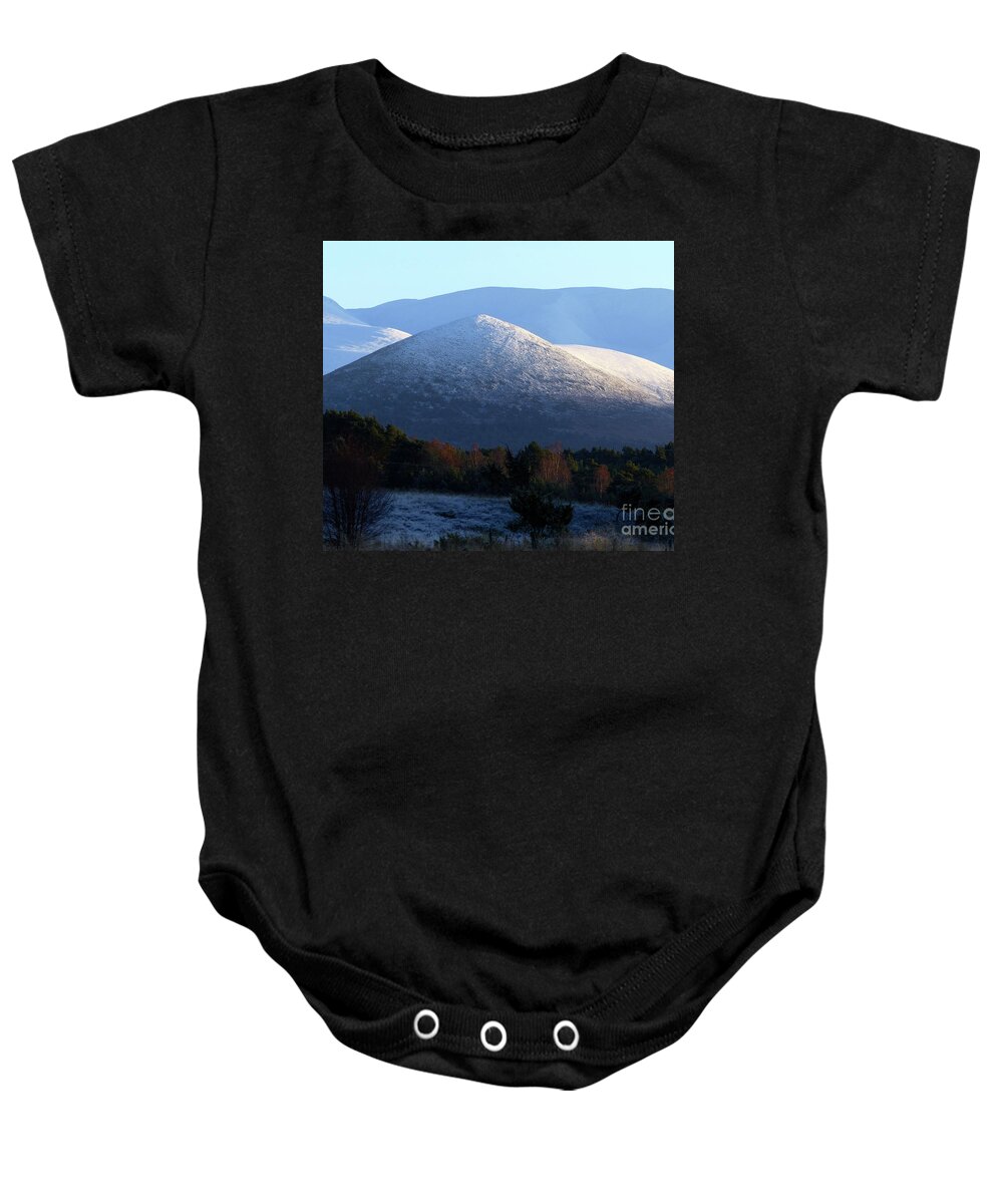 Carn Eilrig Baby Onesie featuring the photograph Carn Eilrig - Cairngorm Mountains by Phil Banks