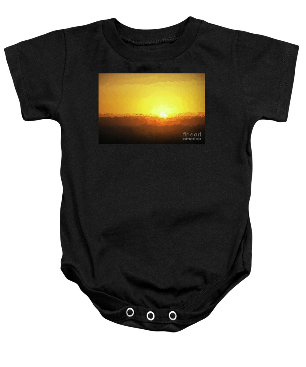 California Baby Onesie featuring the photograph Catalina Sunset 19 by Stefan H Unger