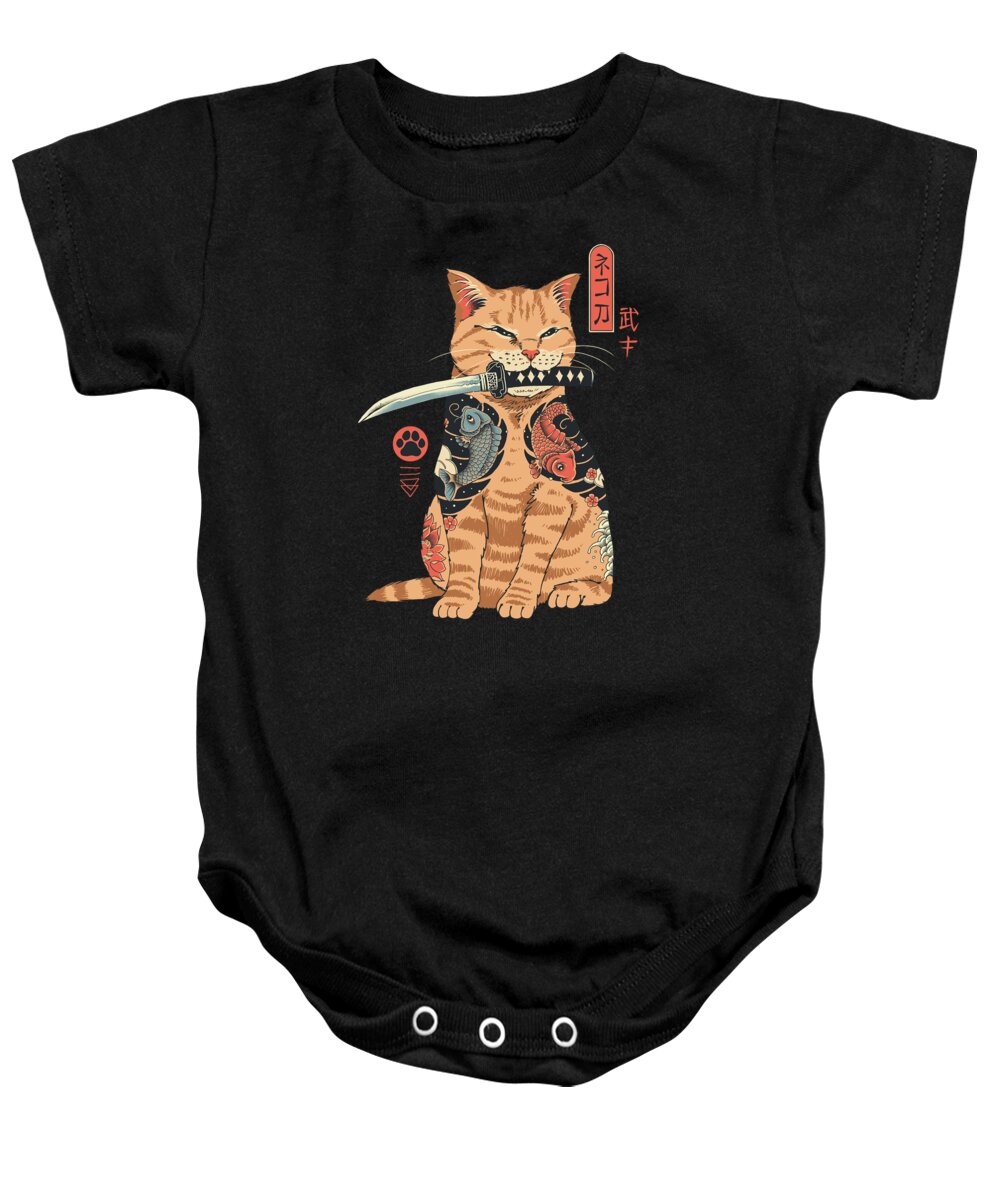 #faatoppicks Baby Onesie featuring the digital art Catana by Vincent Trinidad