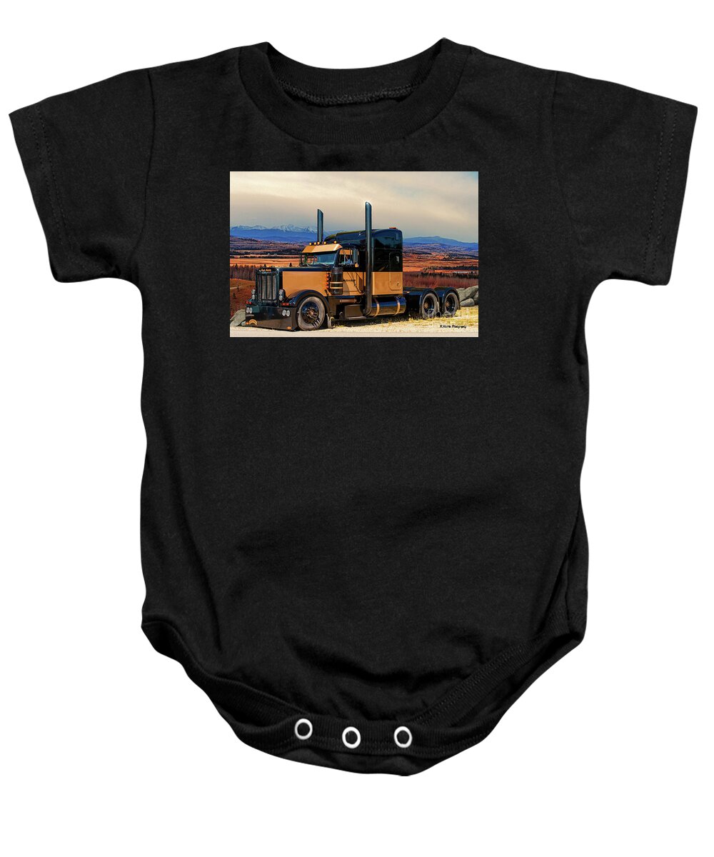 Big Rigs Baby Onesie featuring the photograph Catr0605-20 by Randy Harris