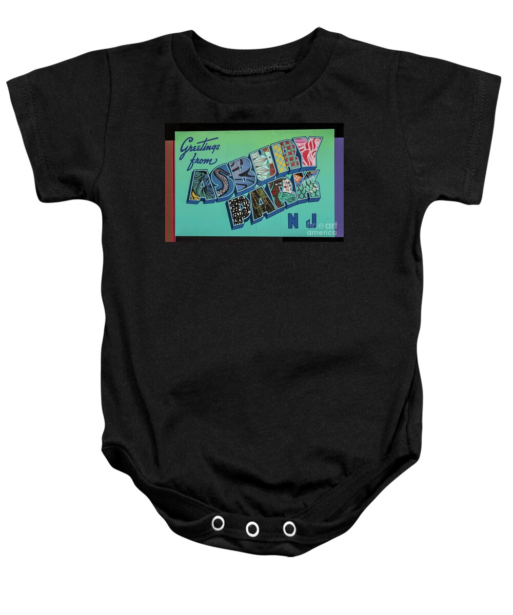 Asbury Park Baby Onesie featuring the photograph Colorful Asbury Park by Colleen Kammerer