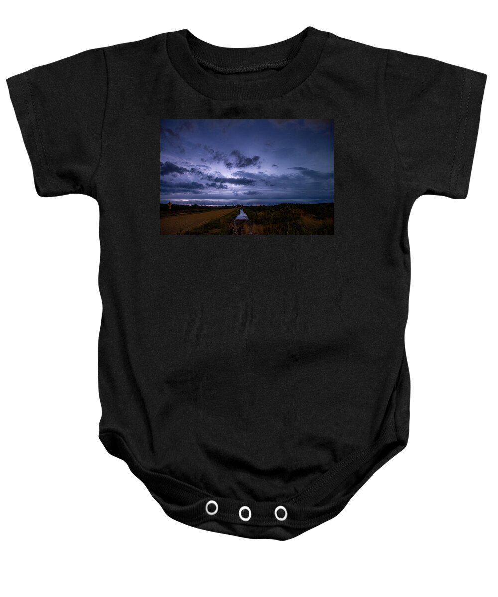 Nebraskasc Baby Onesie featuring the photograph Crystal Blue Persuasion 015 by Dale Kaminski