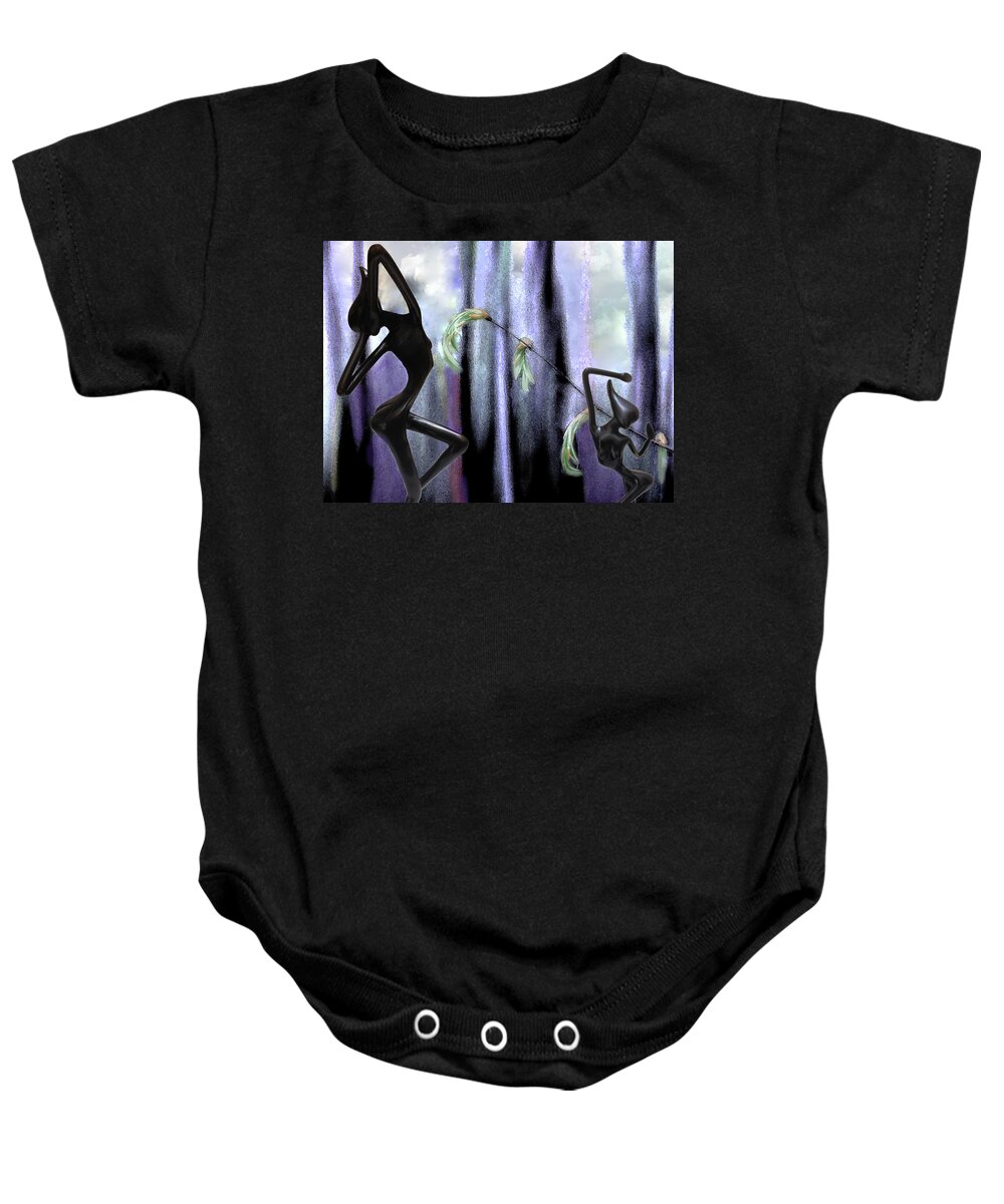 Spring Baby Onesie featuring the photograph Dancing with Light by Wayne King