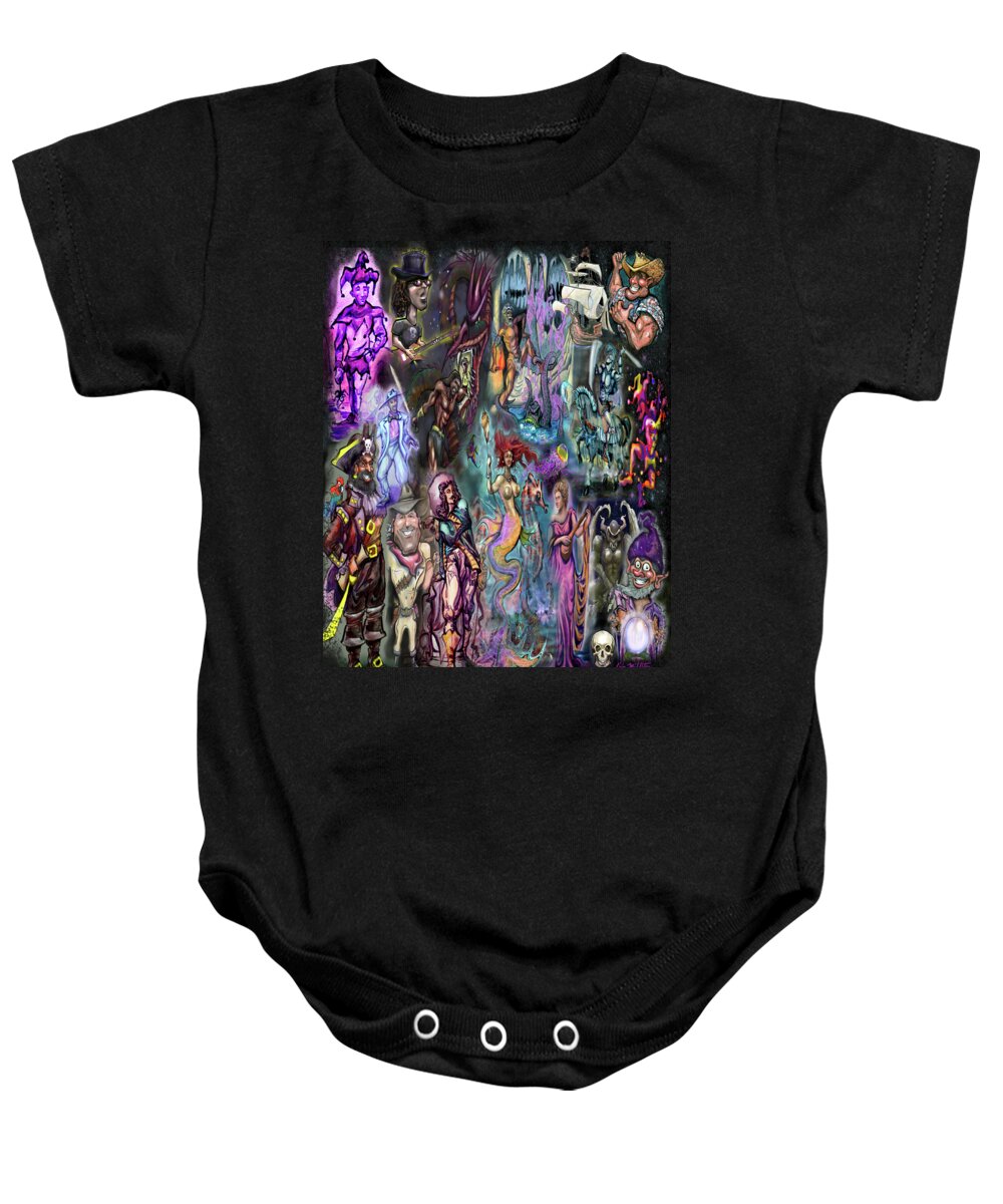 Epic Baby Onesie featuring the digital art Epic Stories by Kevin Middleton