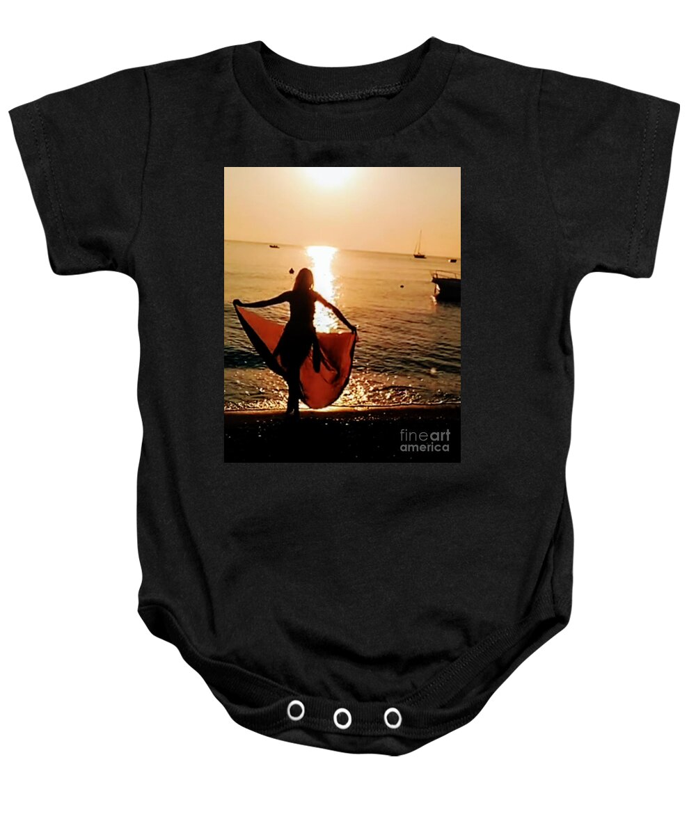 Fine Arts Prints Baby Onesie featuring the photograph fine arts prints Beach by Yvonne Padmos