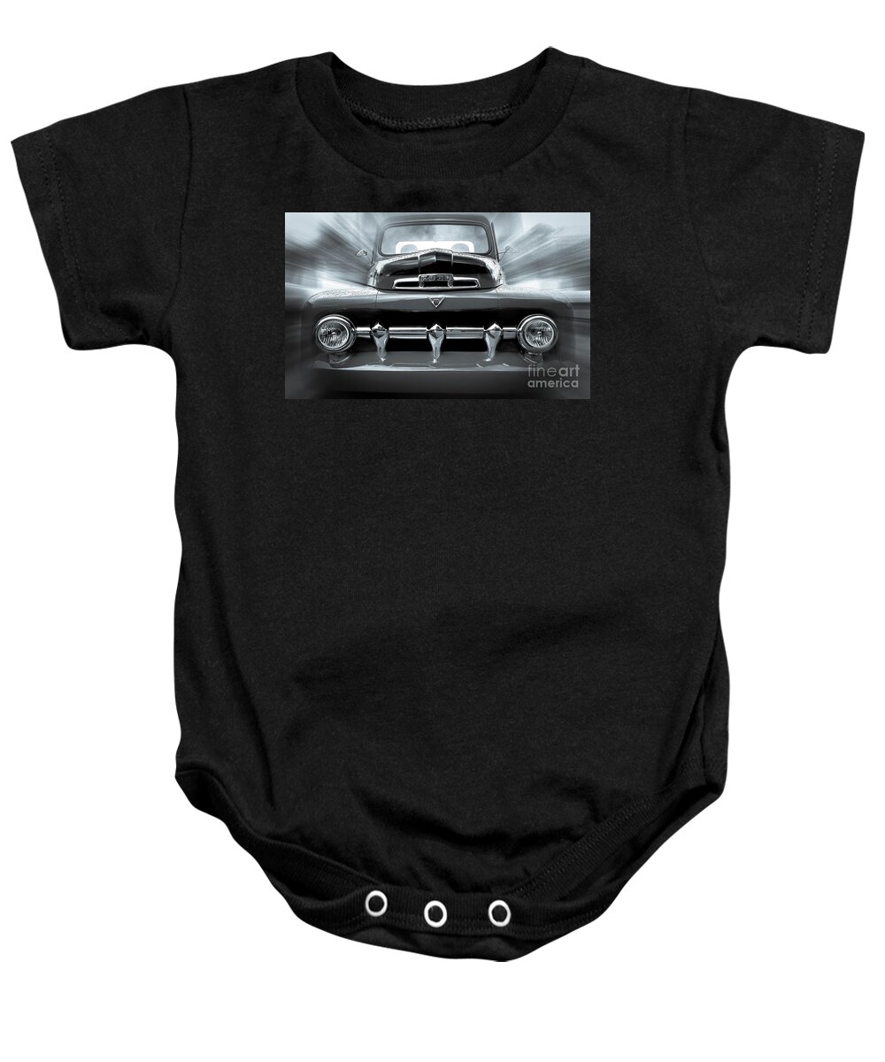 Ford Baby Onesie featuring the photograph Ford F-100 by Franchi Torres