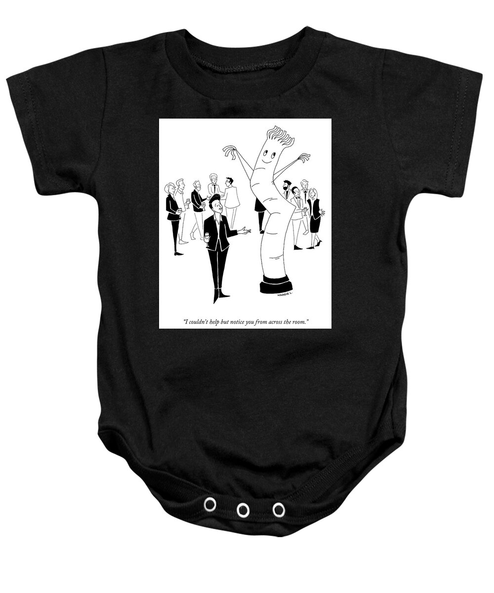 Cctk Baby Onesie featuring the drawing From Across the Room by Maggie Larson