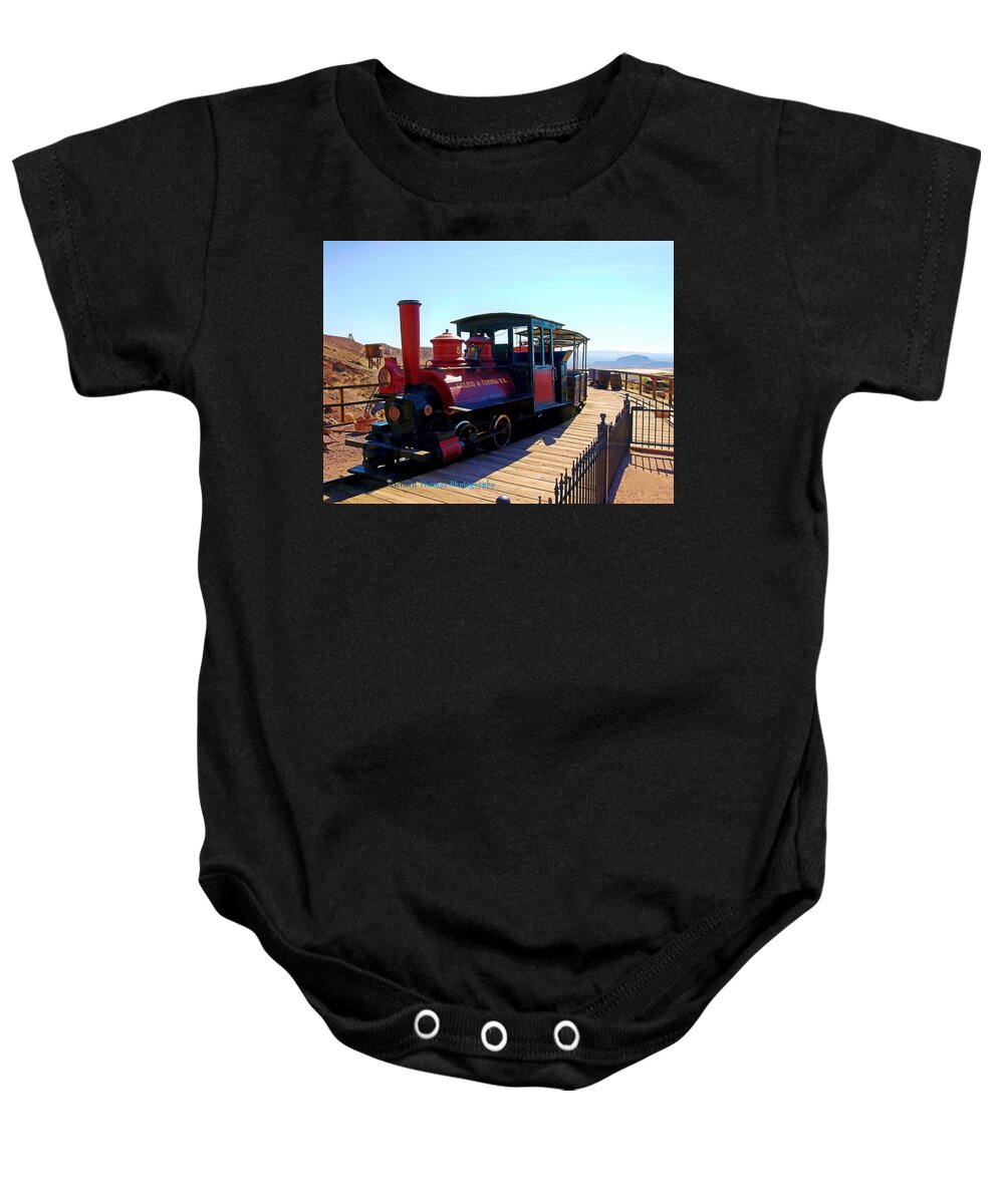 Historic Baby Onesie featuring the photograph Fun at Calico Ghost Town by Richard Thomas