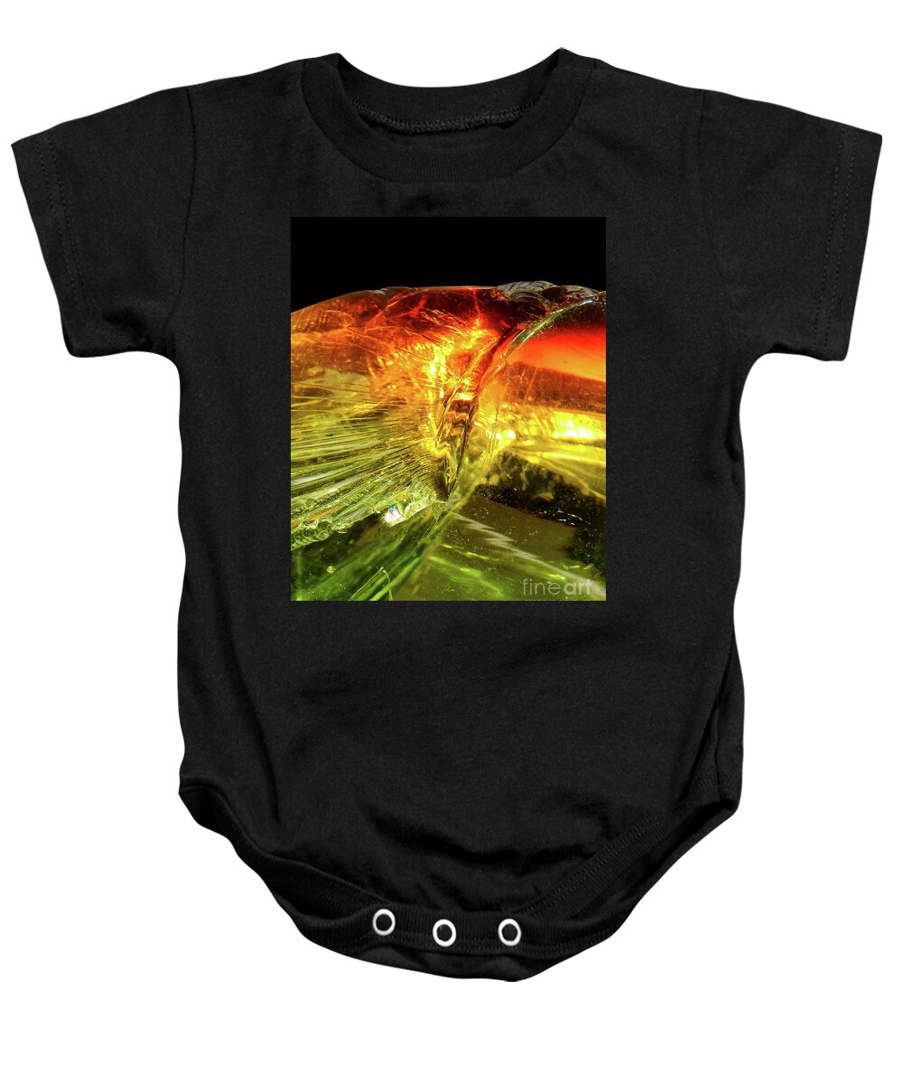 Glass Baby Onesie featuring the photograph Glass Prism by Phil Perkins