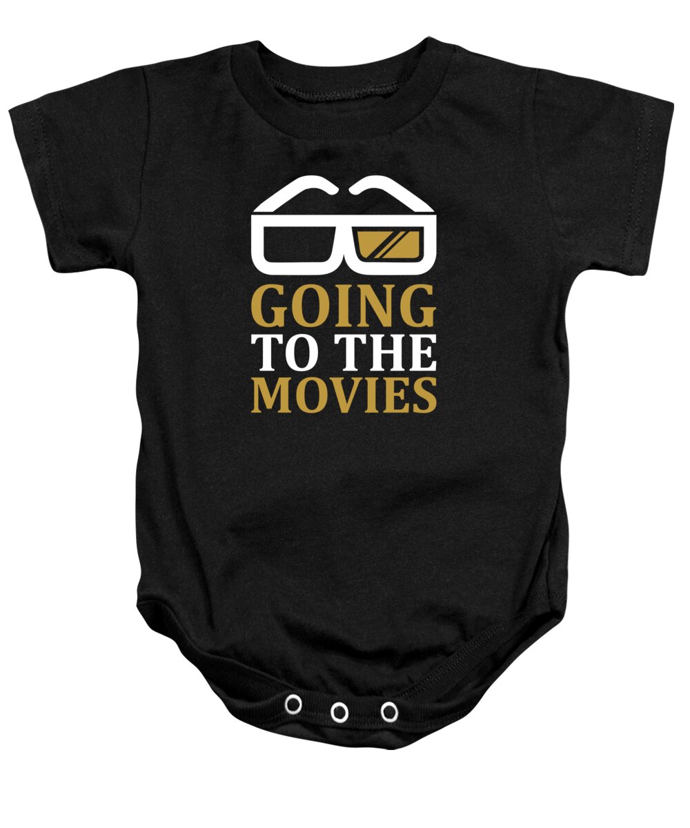 Hobby Baby Onesie featuring the digital art Going to the movies by Jacob Zelazny