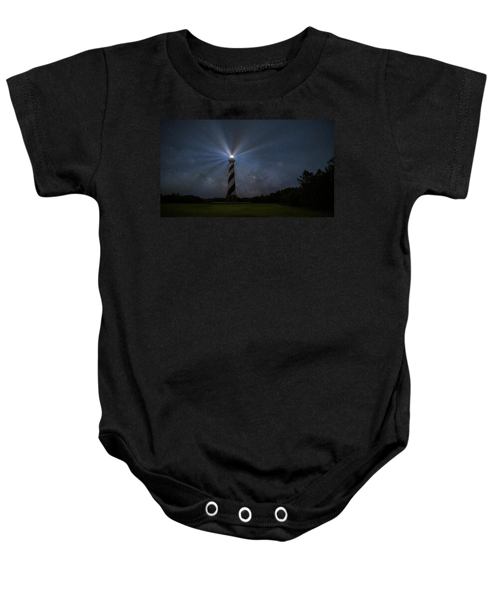 North Carolina Baby Onesie featuring the photograph Hatteras Icon by Robert Fawcett