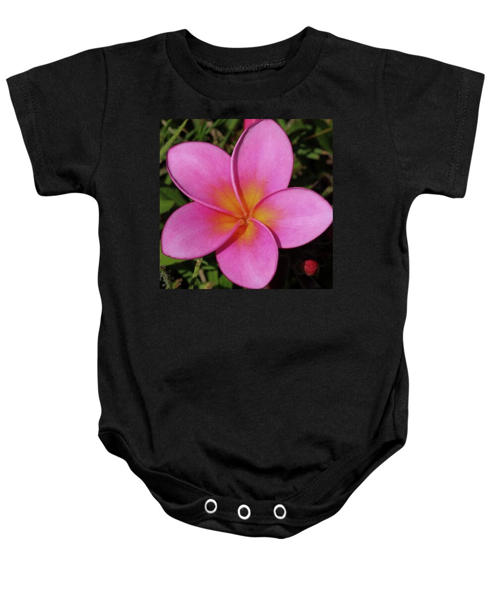 Flowers Baby Onesie featuring the pyrography Hawaiian Scent by Tony Spencer