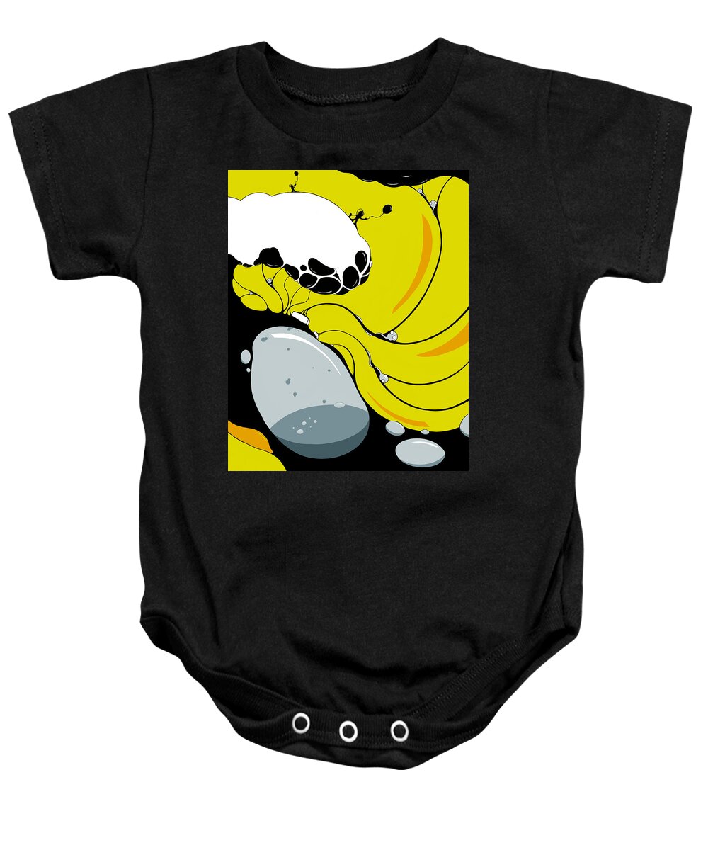 Avatars Baby Onesie featuring the digital art Inflated by Craig Tilley