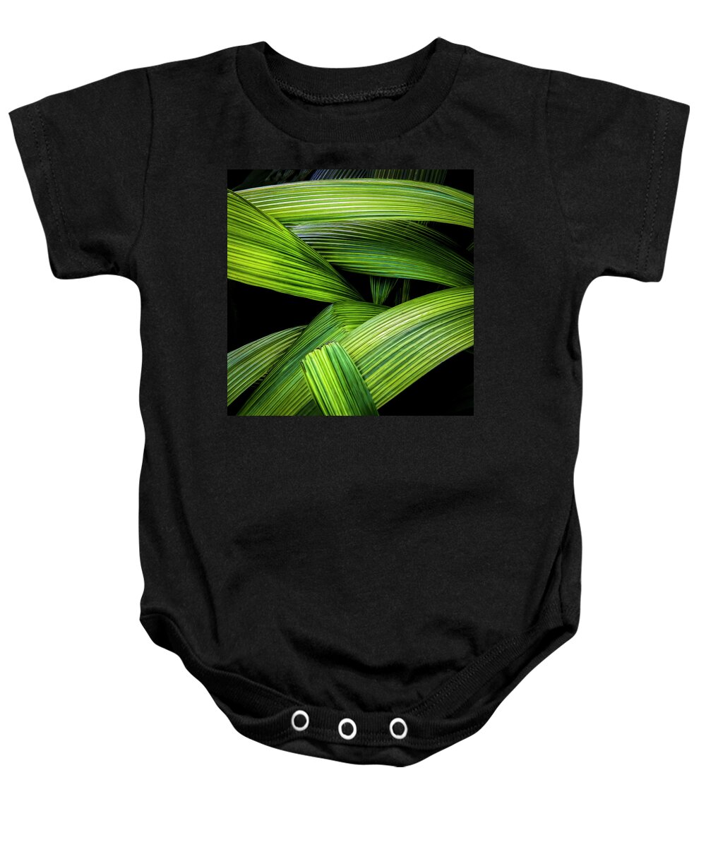 Leaf Baby Onesie featuring the photograph Leaf Crossroads by Ginger Stein