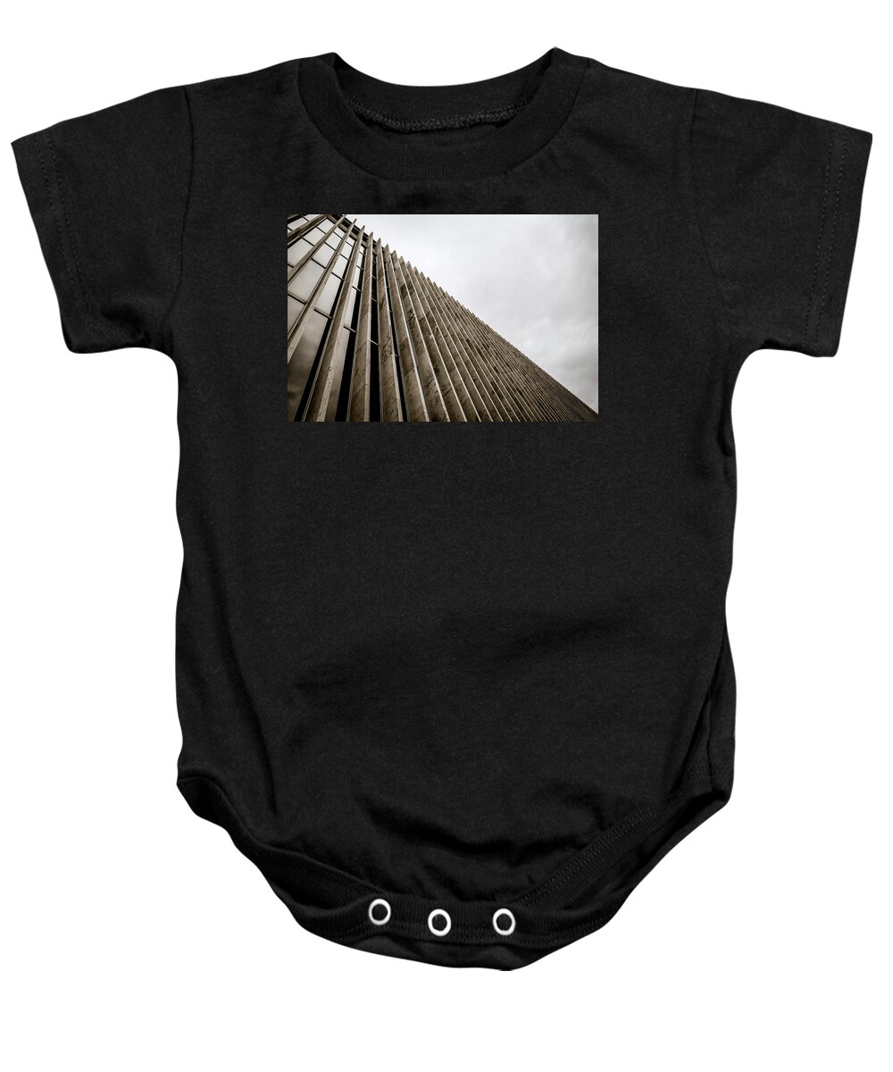 New York Baby Onesie featuring the photograph Lincoln Center Facade by Alberto Zanoni
