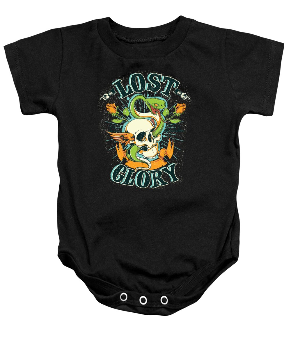 Military Baby Onesie featuring the digital art Lost Glory by Jacob Zelazny