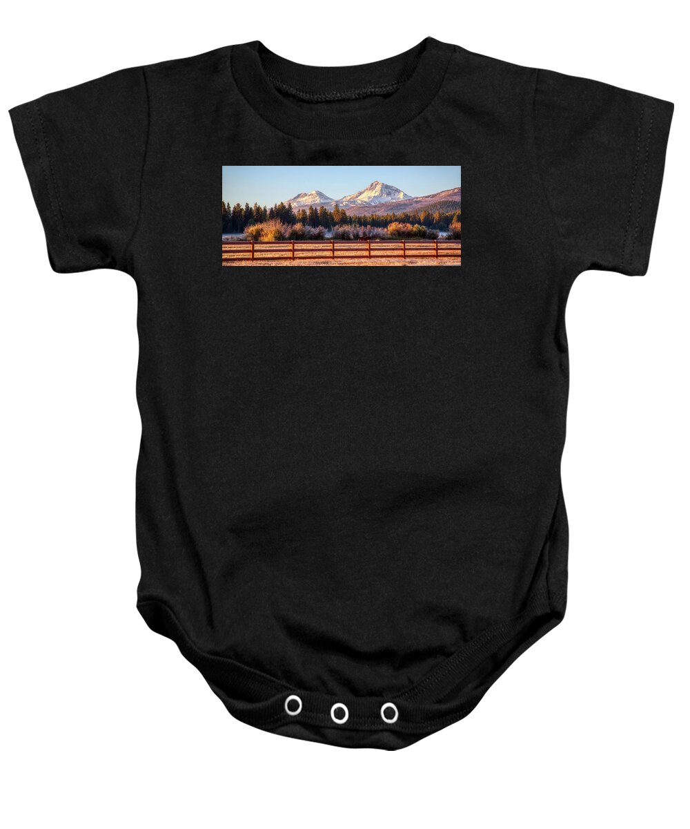 Mountain Baby Onesie featuring the photograph Mount Washington Panorama by Loyd Towe Photography