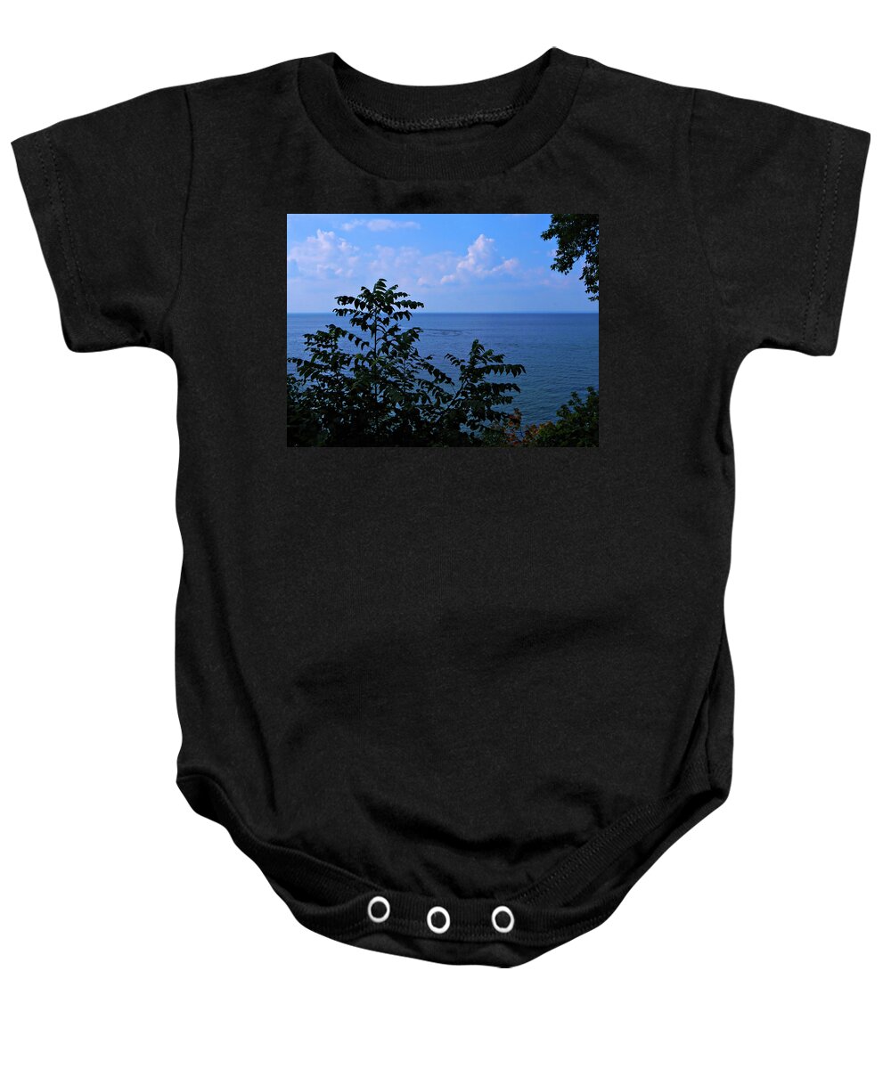 Nature's Swirl Baby Onesie featuring the photograph Nature's Swirl by Cyryn Fyrcyd