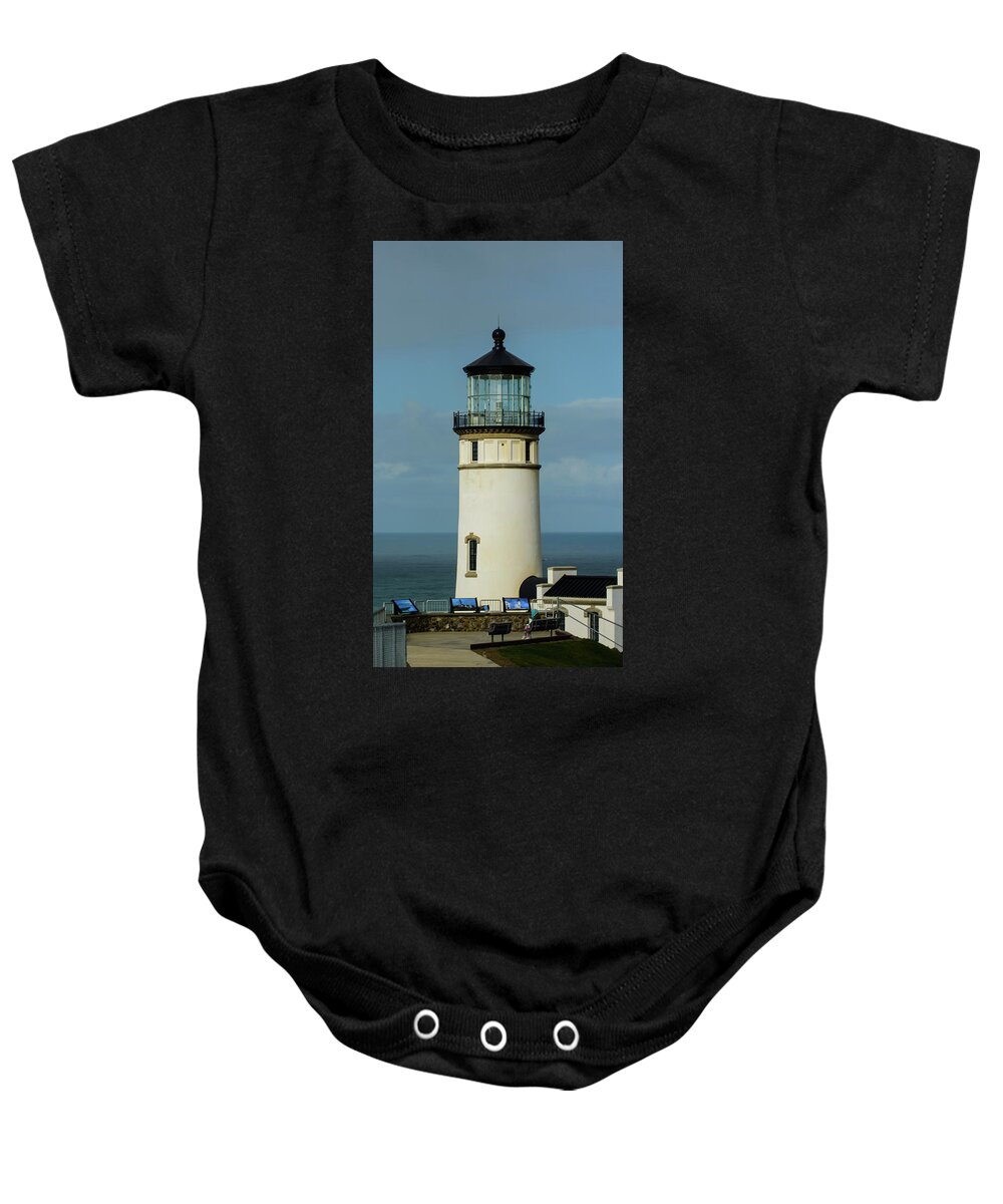 Lighthouse Baby Onesie featuring the photograph North Head Lighthouse Tourist View by Tikvah's Hope
