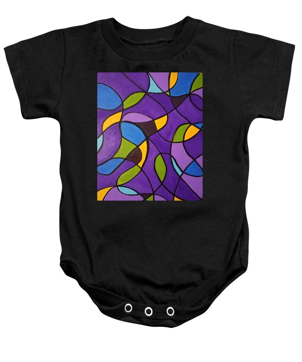 Endless Baby Onesie featuring the painting Opportunity by James Adger