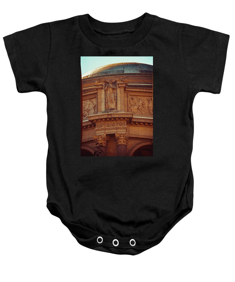 San Francisco Baby Onesie featuring the photograph Palace of Fine Arts by Jon Herrera