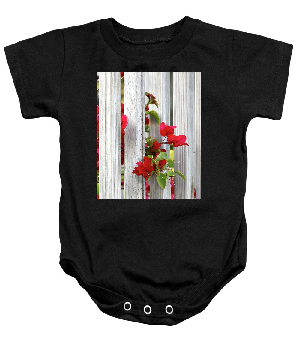 Nature Baby Onesie featuring the photograph Peeking Out by Mariarosa Rockefeller