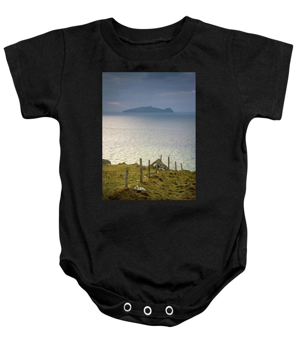 Coast Baby Onesie featuring the photograph Picketed Sleeping Giant by Mark Callanan
