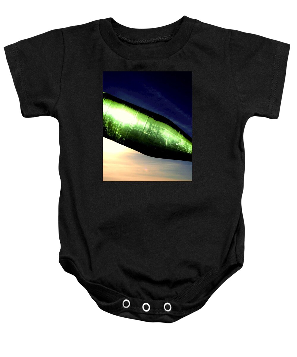 Space Shuttle Baby Onesie featuring the photograph ReEntry by Dietmar Scherf