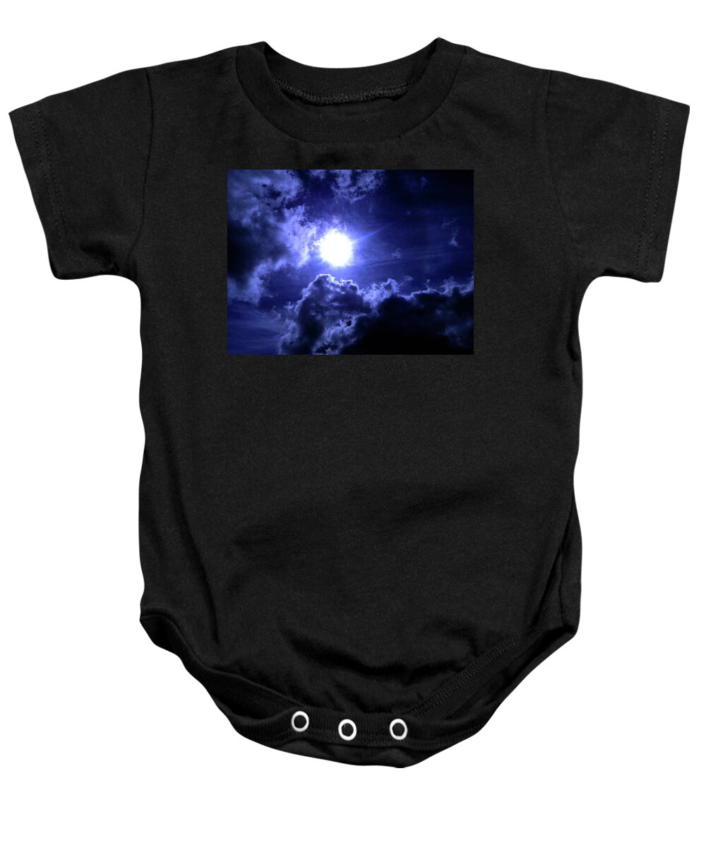 Reflection Baby Onesie featuring the photograph Reflection 1 by Cyryn Fyrcyd