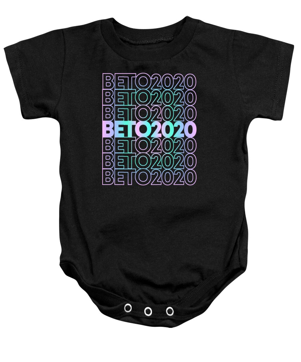 Cool Baby Onesie featuring the digital art Retro Beto 2020 by Flippin Sweet Gear