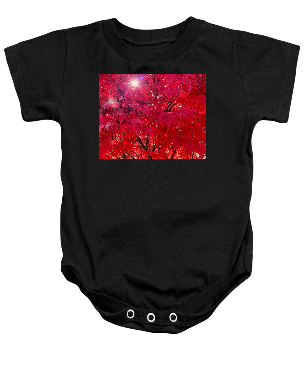 Red Baby Onesie featuring the photograph Rrrrred by Lee Darnell