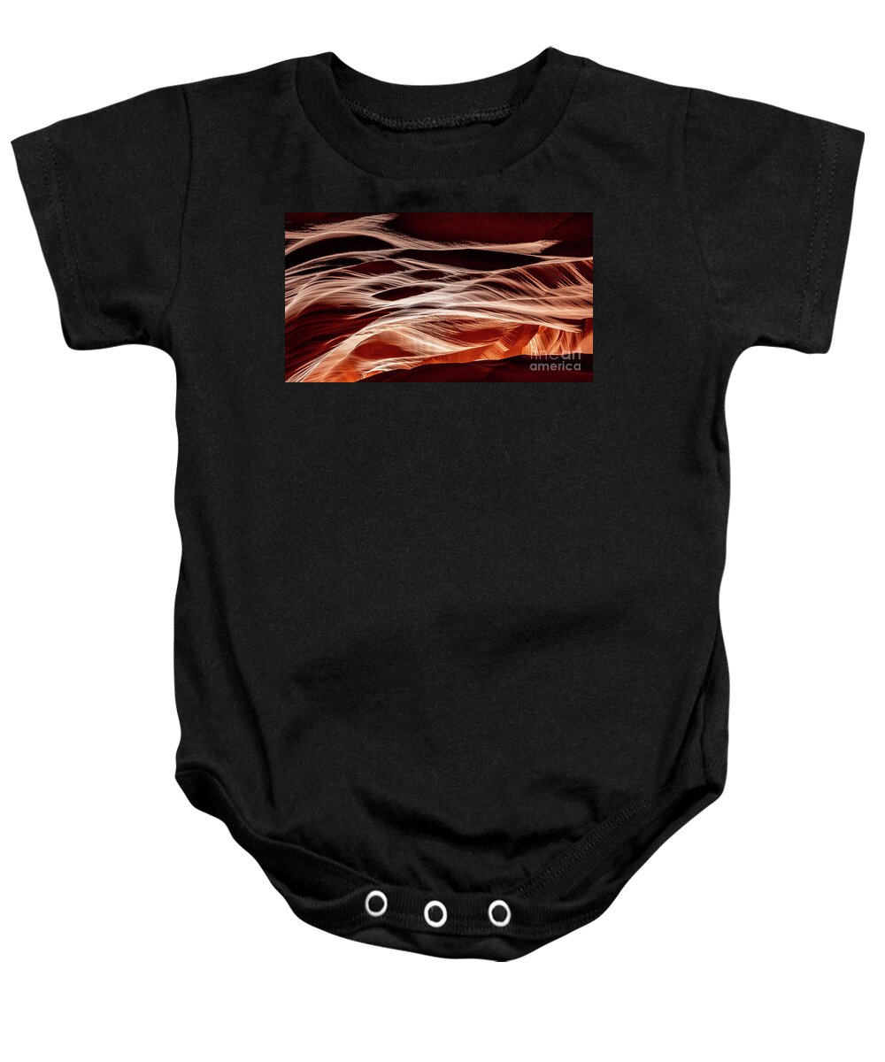 Sandstone Waves Antelope Canyon Arizona Baby Onesie featuring the photograph Sandstone Waves Antelope Canyon Arizona by Dustin K Ryan