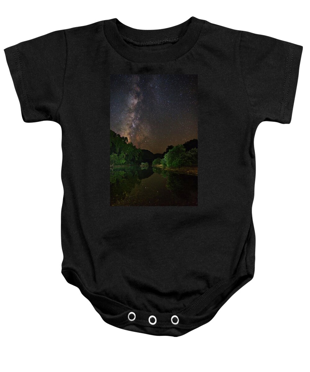 Stars Baby Onesie featuring the photograph Starry Starry Night by Eilish Palmer