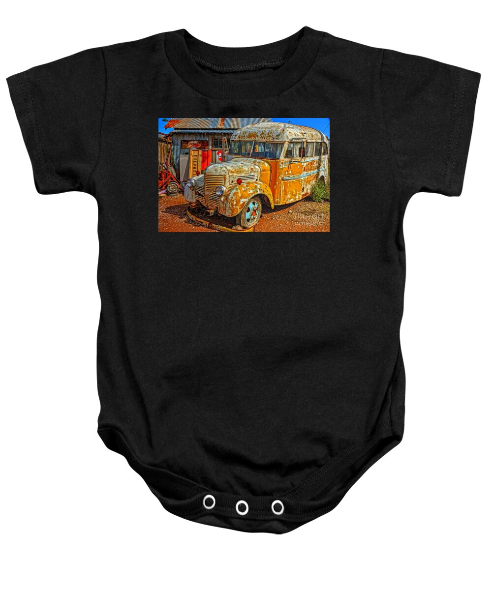  Baby Onesie featuring the photograph Still Wheels by Rodney Lee Williams