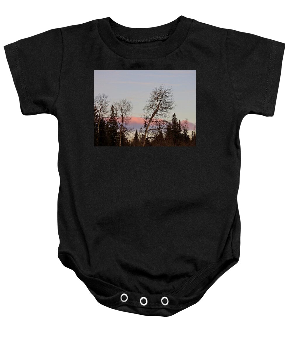Sunset Baby Onesie featuring the photograph Sunset by Nicola Finch