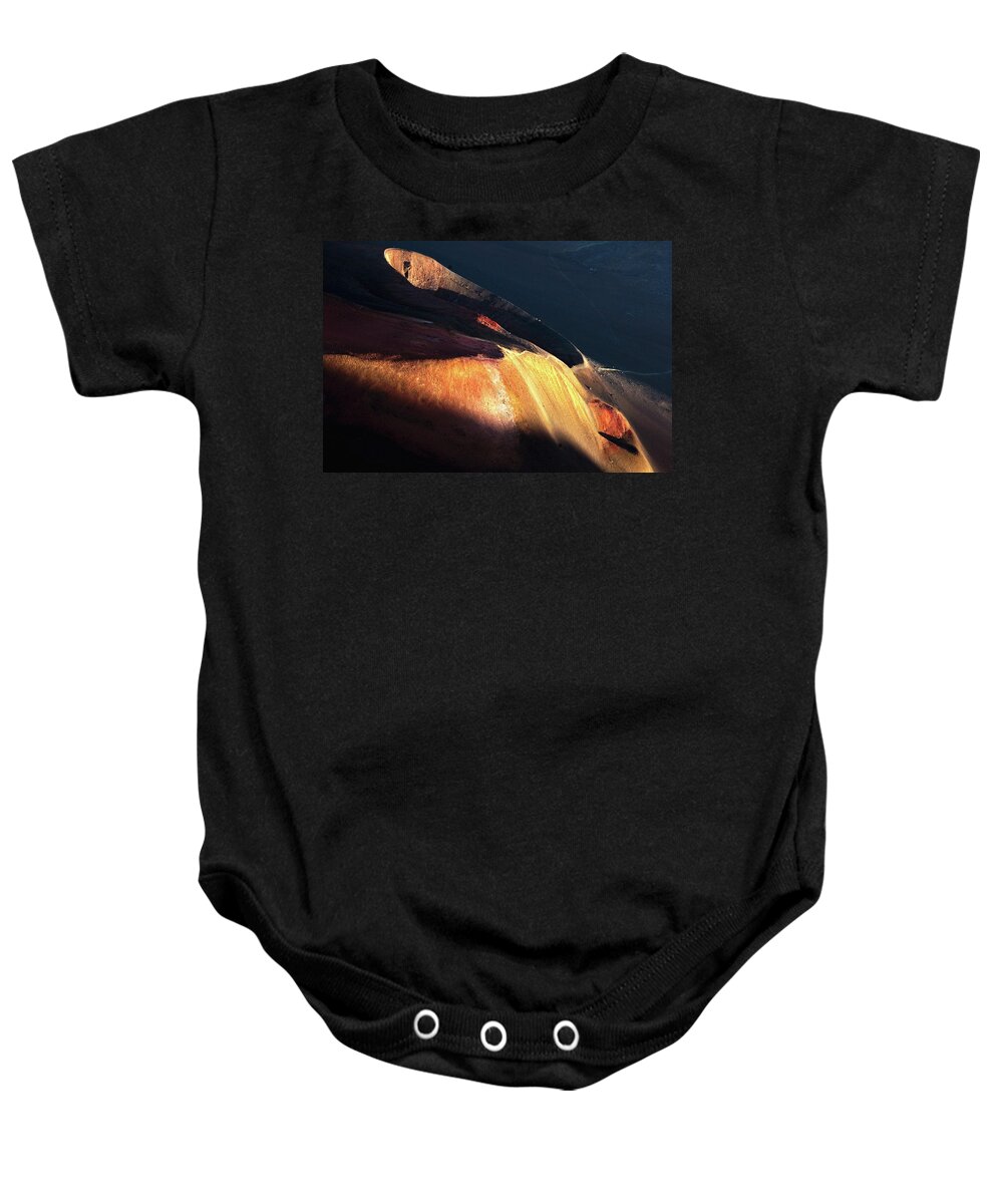 Hawaii Baby Onesie featuring the photograph Sunset over Haleakala by Alina Oswald
