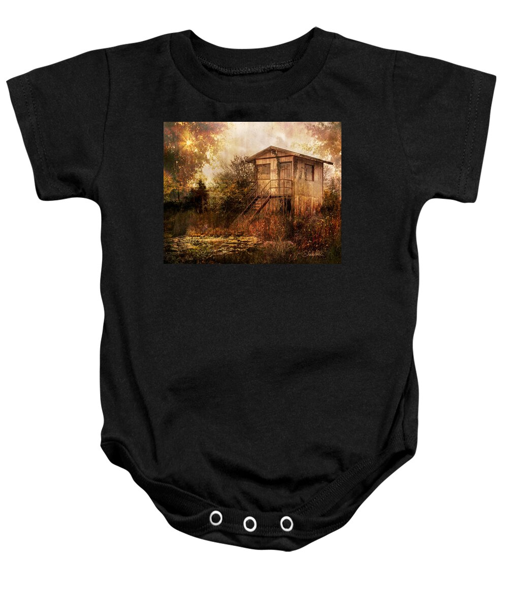  Baby Onesie featuring the photograph The Old GateHouse by Shara Abel