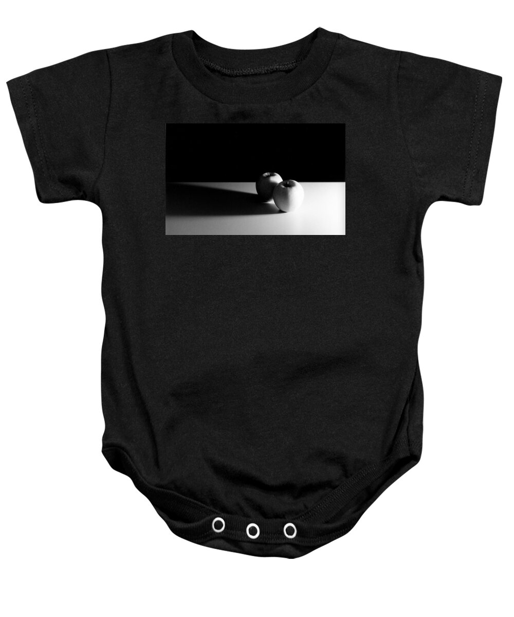 Apple Baby Onesie featuring the photograph Two Apples Still Life by Michelle Calkins