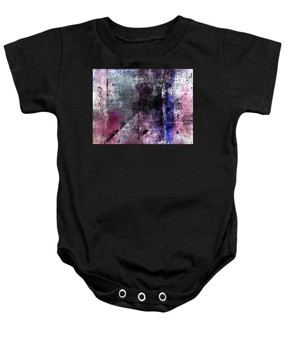 Abstract Baby Onesie featuring the digital art Rise by Marina Flournoy
