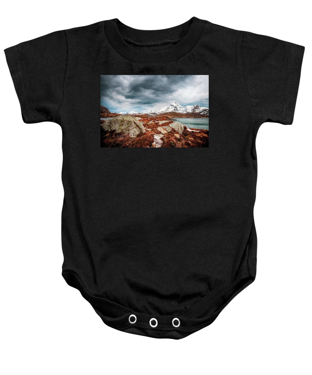 Landscape Baby Onesie featuring the photograph Vibes Speak Louder Than Words by Philippe Sainte-Laudy