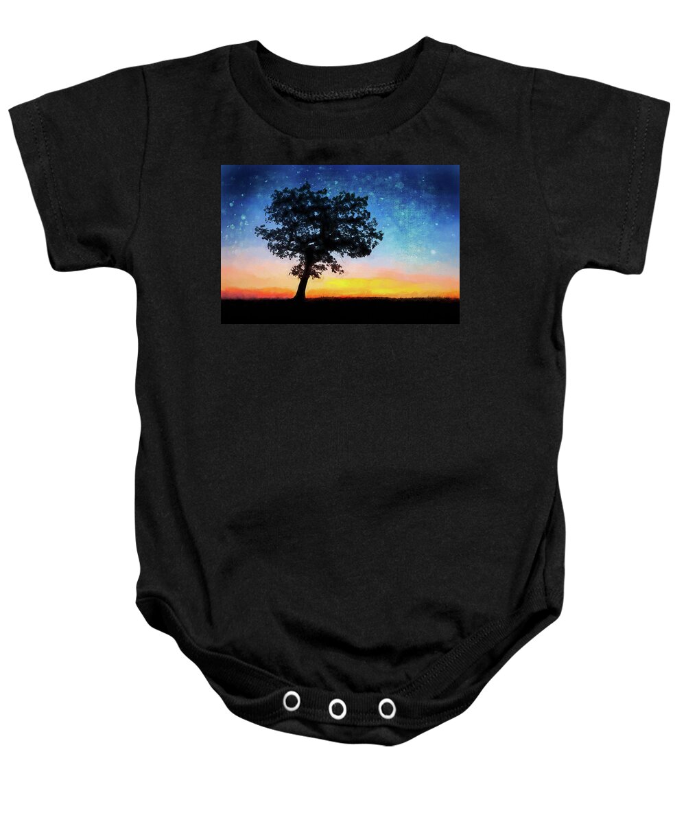North Carolina Baby Onesie featuring the photograph Waiting on the Sun ap by Dan Carmichael