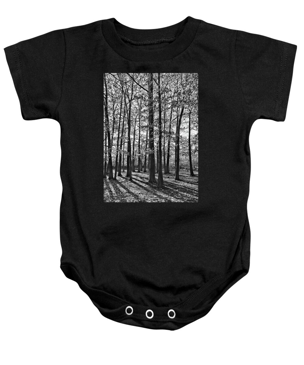 Landscape Baby Onesie featuring the photograph West Kelowna Shadows and Light by Allan Van Gasbeck