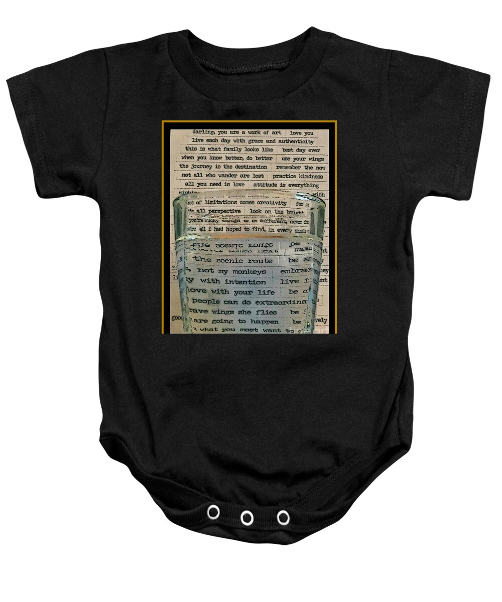 Memes Baby Onesie featuring the digital art Word search by Diana Rajala