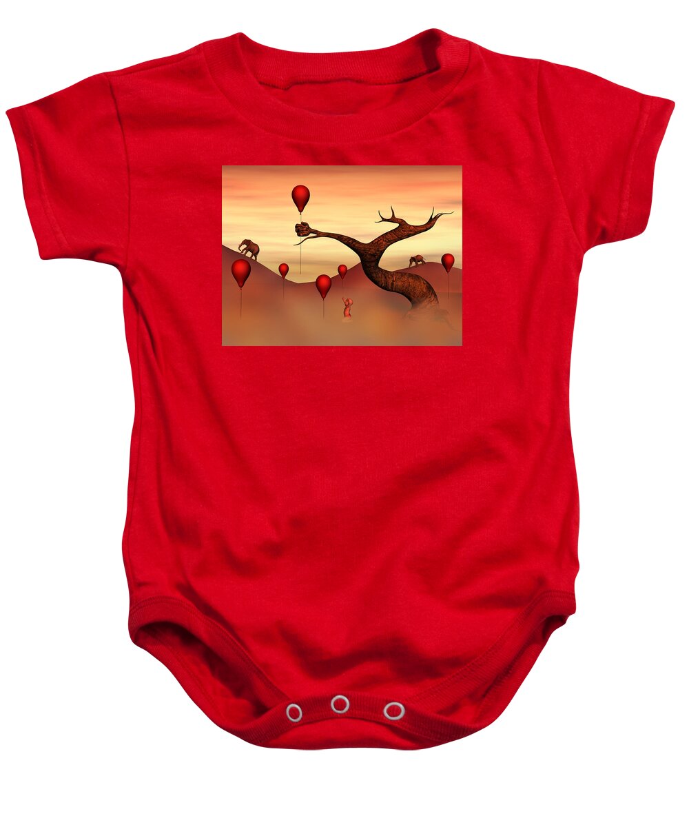 3d Baby Onesie featuring the digital art Believe what you see #1 by Gabiw Art