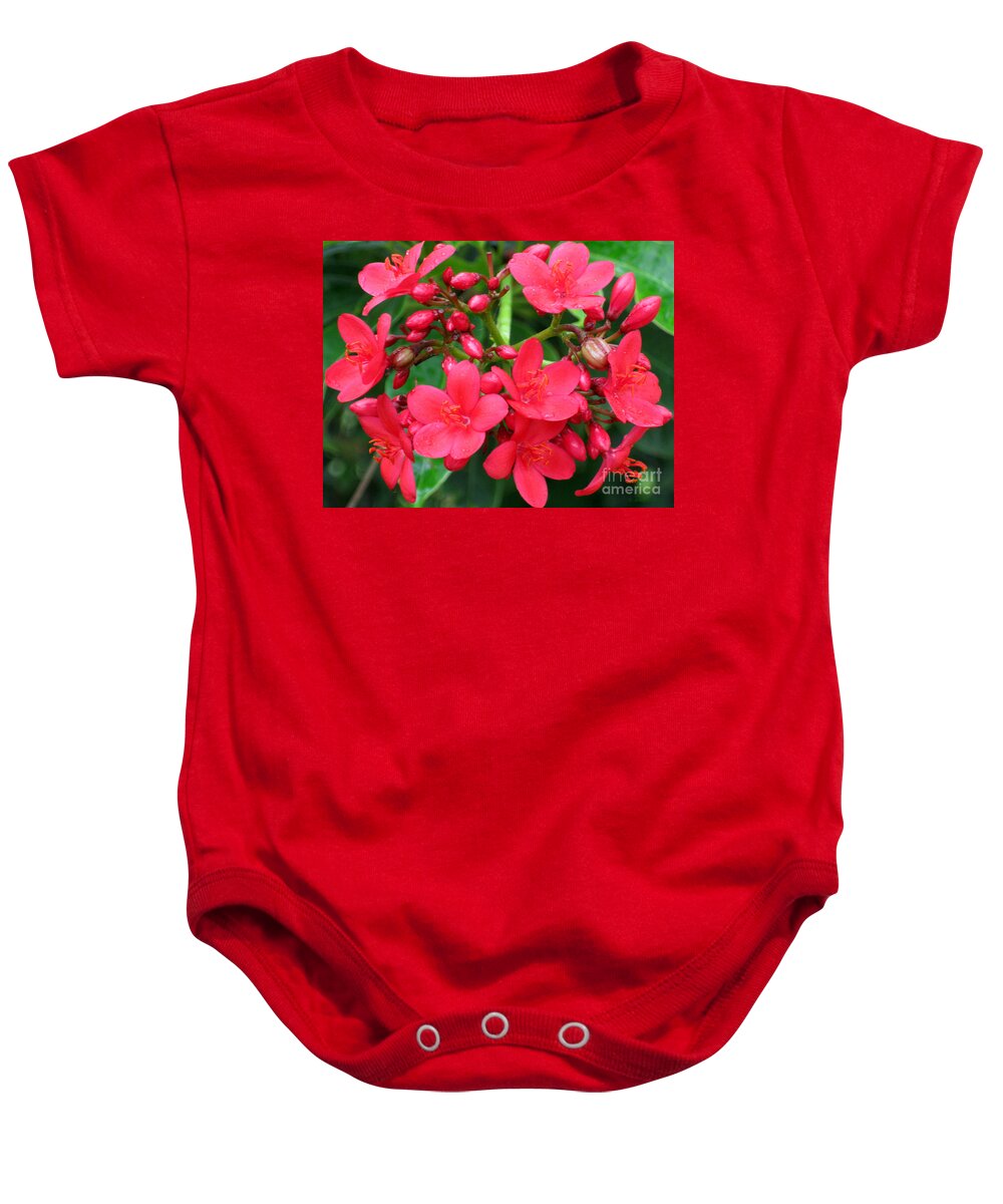 Spring Baby Onesie featuring the photograph Lovely Spring Flowers by Oksana Semenchenko