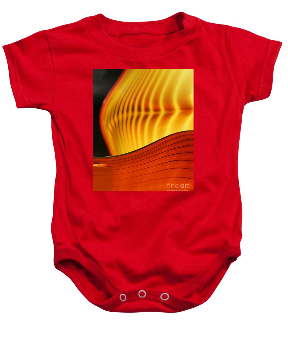 Orange Baby Onesie featuring the photograph Flow by Eileen Gayle