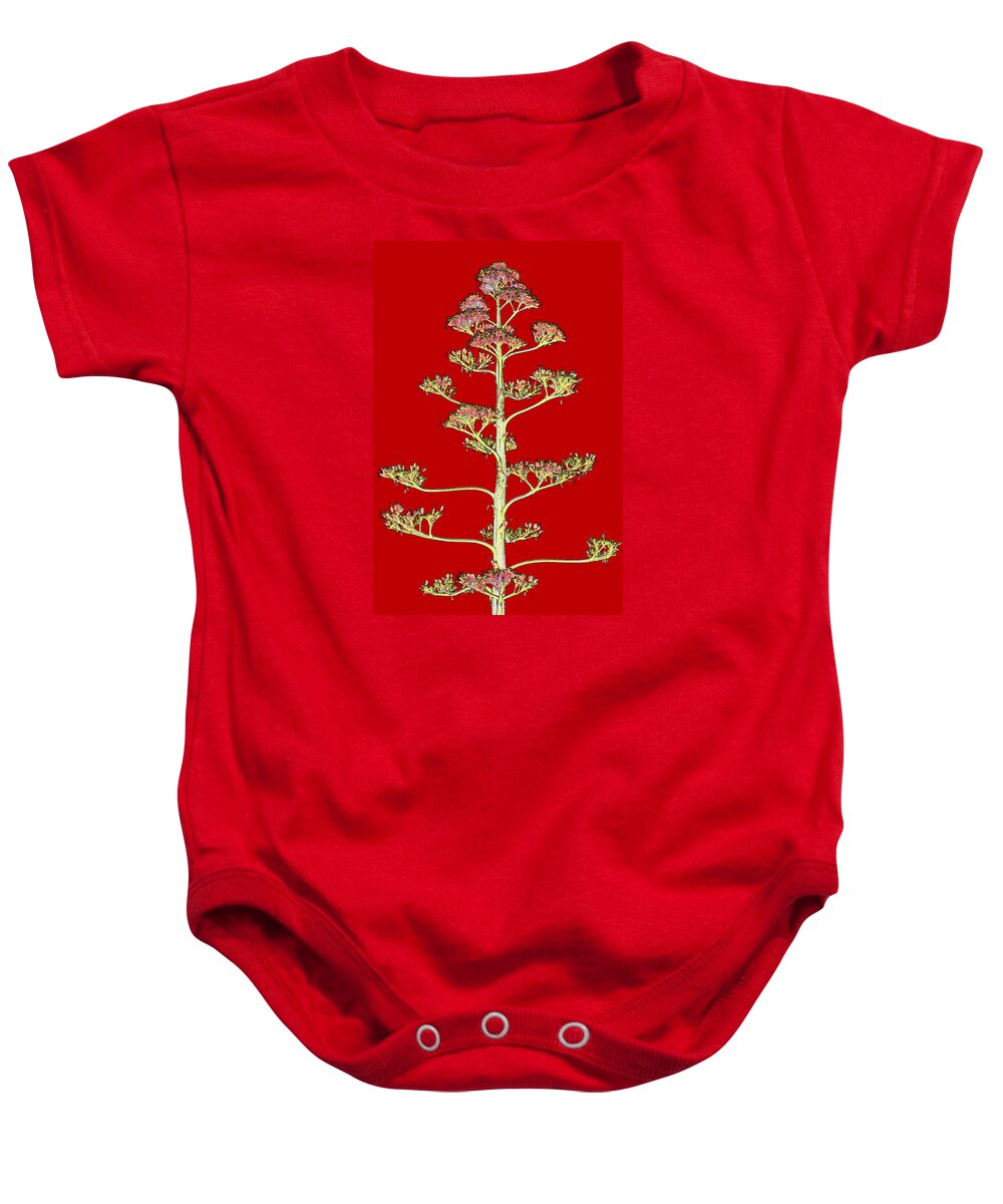 Desert Baby Onesie featuring the photograph Flowering Yucca by Andre Aleksis