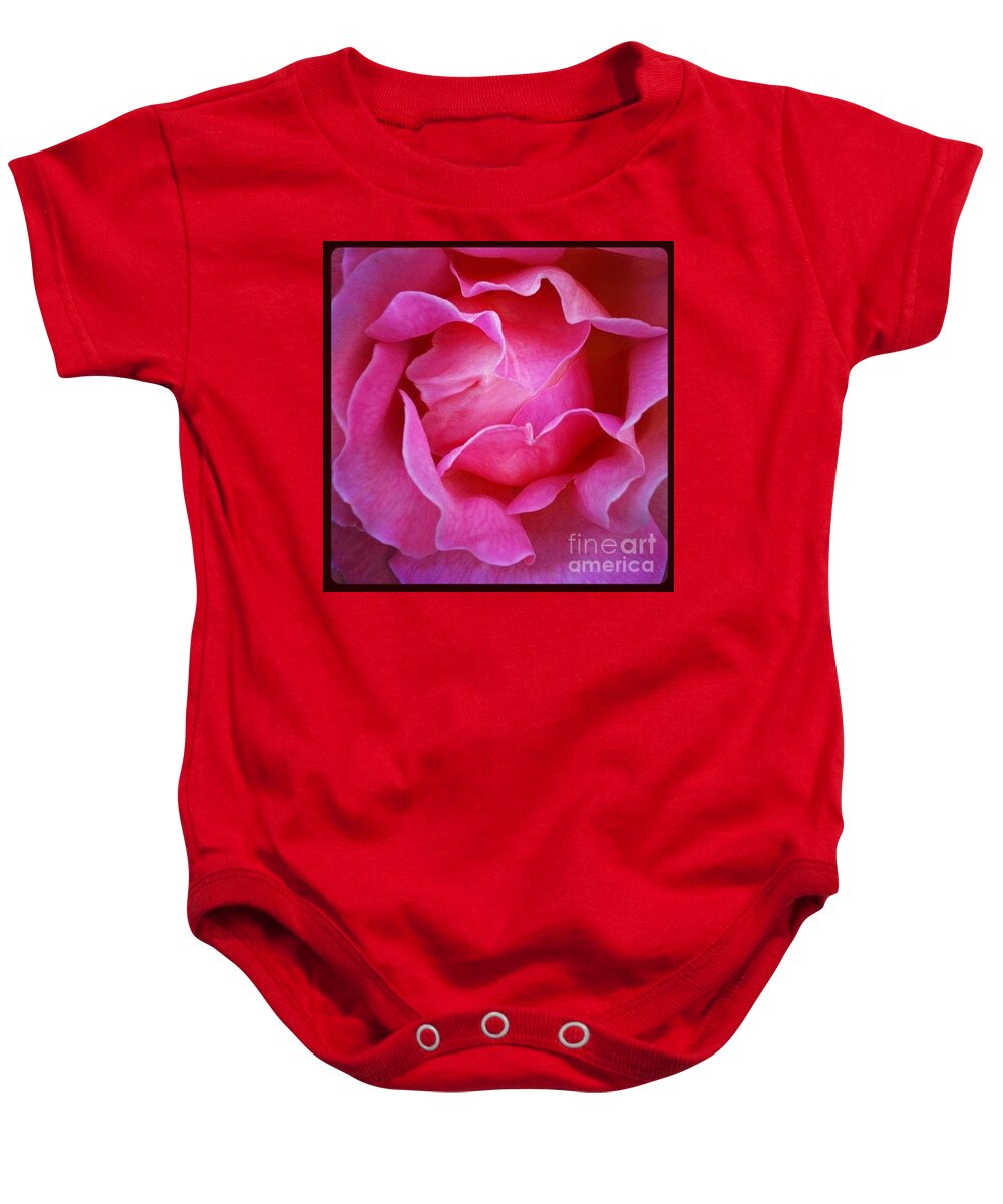 Rose Baby Onesie featuring the photograph In The Pink by Denise Railey