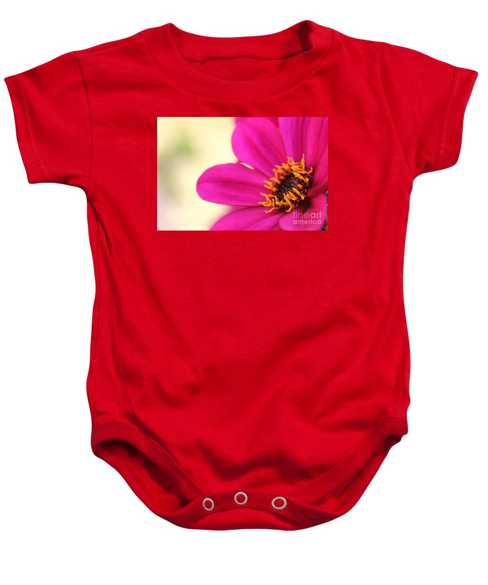 Beautiful Baby Onesie featuring the photograph Pink Flower by Amanda Mohler