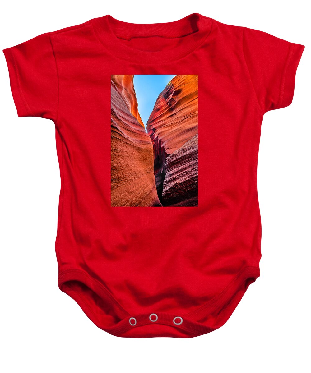 Antelope Canyon Baby Onesie featuring the photograph The Mysterious Canyon 1 by Jason Chu